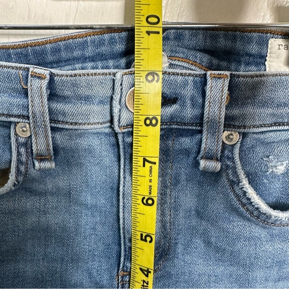 Rag & Bone Jeans Women Size 26 Cate Mid Rise Skinny Valley line Blue Denim - Picture 11 of 12